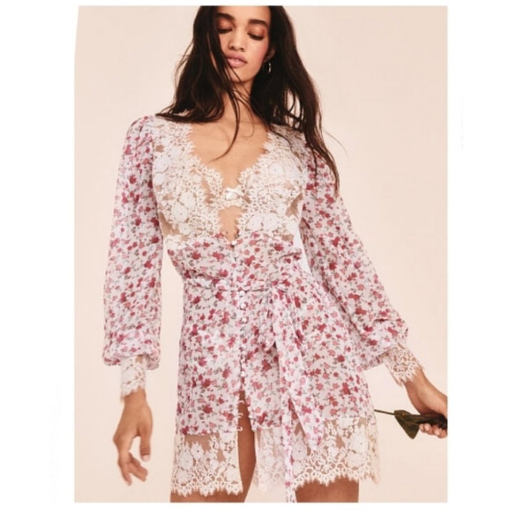 FOR LOVE & LEMONS Melrose Robe NWT